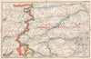 SCOTTISH HIGHLANDS. Perthshire Argyll. Loch Tay Earn Rannoch. BACON 1936 map