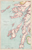 SCOTTISH ISLANDS/ARGYLL.Mull Islay of Kintyre Jura Arran Colonsay.BACON 1936 map