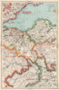 SCOTLAND.Edinburgh East Lothian Midlothian Borders.Constituencies.BACON 1936 map