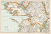 IRELAND WEST.Galway Bay.Clare.Parliamentary divisions boroughs.BACON 1936 map