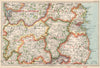 IRELAND.Westmeath Dublin Wicklow Kildare Laoighis.Constituencies.BACON 1936 map