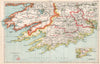 MUNSTER. Ireland. Kerry Cork. Parliamentary divisions boroughs. BACON 1936 map