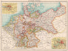 GERMAN EMPIRE. states. Germany. Prussia. Hamburg Berlin. BARTHOLOMEW 1901 map