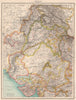 INDIA & NORTH WEST FRONTIER. Rajputana Punjab Gujarat Sindh Kashmir 1901 map