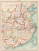 CHINA.Shows enclaves.HK Weihaiwei(Br)Kwangchauwan(Fr)Kiaochan(Ge) 1901 old map