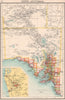 SOUTH AUSTRALIA.Showing railways telegraphs.Adelaide area.BARTHOLOMEW 1901 map