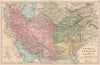 SW ASIA. Persia (Iran) Afghanistan Baluchistan. Iran Pakistan. BACON 1893 map
