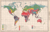 WORLD CLIMATE. maritime continental desert tropical &c. BARTHOLOMEW 1952 map
