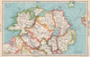 NORTHERN IRELAND. Ulster. Antrim Armagh Tyrone Londonderry. BARTHOLOMEW 1952 map