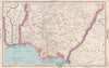 NIGERIA. Dahomey (Benin) Fernando Po/Bioko. BARTHOLOMEW 1952 old vintage map