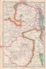 RHODESIA. Southern/Northern Rhodesia. Zimbabwe. Zambia. BARTHOLOMEW 1952 map