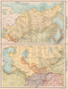 NORTH & CENTRAL ASIA. Khiva Bukhara Turkistan. Unresolved borders 1898 old map