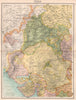 BRITISH INDIA NORTH WEST. Rajputana Gujarat Punjab. BARTHOLOMEW 1898 old map