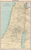 PALESTINE.Galilee Judaea Samaria Philistia.Biblical & modern placenames 1924 map