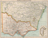 AUSTRALIA. Victoria, Southern New South Wales & Commonwealth Territory 1924 map