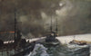 ROYAL NAVY. Torpedo Boats in Action at the Naval Manoeuvres 1901 old print