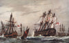 ROYAL NAVY. Bomb Ketches Saluting the 
