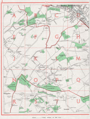 HERTFORDSHIRE. Hemel Hempstead Chipperfield Flaunden Felden 1964 old map