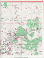 EPPING. North Weald Bassett Thornwood Common. Essex 1964 old vintage map chart