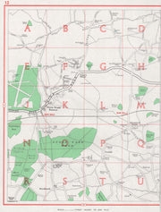 NORTH WEALD BASSETT. Greensted Green Tyler's Green Toot Hill. Essex 1964 map