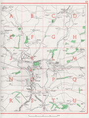 CHIPPING ONGAR. High Ongar Moreton Fyfield Bobbingworth. Essex 1964 old map