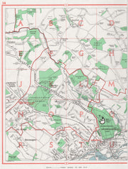 RICKMANSWORTH. Chorleywood Chenies Heronsgate Sarratt. HERTFORDSHIRE 1964 map