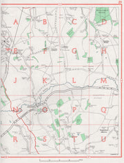 ESSEX. Abridge Stapleford Abbotts Theydon Mount Garnon Theydon 1964 old map