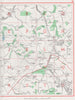 ESSEX. Navestock Kelvedon Stondon Crow Green Princes gate Bentley 1964 old map