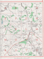 ESSEX. Navestock Kelvedon Stondon Crow Green Princes gate Bentley 1964 old map