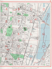 EDMONTON. Enfield Ponders End Marsh Side Lower Edmonton Upper Edmonton 1964 map