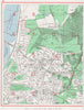 CHINGFORD. Sewardstonebury Epping Forest Friday Hill. Essex 1964 old map