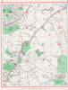 LOUGHTON. Abridge Debden Estate Chigwell Chigwell row. Essex 1964 old map
