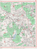 NORTHWOOD. Eastcote Bastbury South Oxhey Ruislip 1964 old vintage map chart