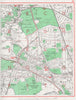 HARROW SUDBURY. Heights Greenford Green North Wembley South Kenton 1964 map