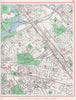 BRENT. Cricklewood Willesden Green Neasden Dollis Hill Brondesbury 1964 map