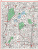 STOKE NEWINGTON. Stamford Hill Finsbury Park Highbury Stroud Green 1964 map