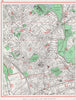 LEYTON. Leytonstone Forest Gate Wanstead Flats Maryland Epping Forest 1964 map