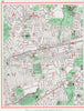 ILFORD. Seven Kings Goodmayes Barking Park Newbury Park Mayesbrook Park 1964 map