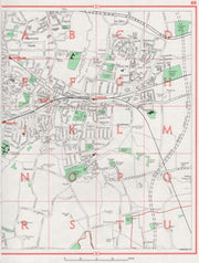 UPMINSTER. Hornchurch Emerson Park Hacton Cranham Corbets Tey 1964 old map