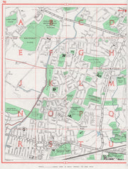 GREENFORD. Southall Greenford Park Yeading. London Borough of Ealing 1964 map