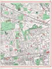 EALING. Alperton Brentham Drayton Green Perivale Elthorne Heights 1964 old map