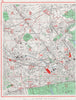 PADDINGTON.Kilburn Maida Vale/Hill St Johns Wood Bayswater Notting Hill 1964 map