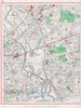 EAST-END. Stratford West Ham Bromley Bow Poplar Plaistow Canning Town 1964 map