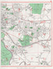 SLOUGH.Langley Datchet George/Middle/Shreding Green Horton.Pre-QM res. 1964 map