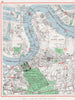 GREENWICH. West India Docks pre-Canary Wharf. Kidbrooke Cubitt Town 1964 map