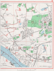 THURROCK.Wennington Aveley Purfleet South Ockendon.Ranges.Pre-M25/A13 1964 map