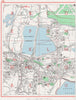 STAINES. Stanwellmoor Stanwell Ashford. Pre-M25/Wraysbury Reservoir 1964 map