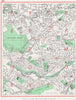 HOUNSLOW. Hounslow Heath Whitton Fulwell Kneller Hall 1964 old vintage map