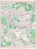 ELTHAM. South End Mottingham Kidbrooke Eltham Palace 1964 old vintage map