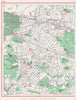 BEXLEY. East Wickham Welling Falconwood Avery Hill Blackfen Lamorbey 1964 map